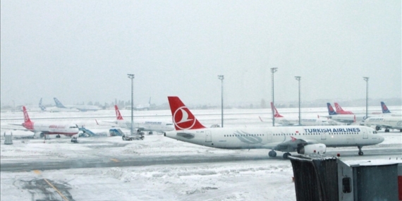 THY, Olumsuz Hava Nedeniyle 54 Sefer İptal!