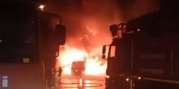 Gaziantep’te TIR Yangını Paniğe Neden Oldu!