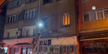 Metruk Binada Çıkan Yangında Bir Kişi Yaralandı