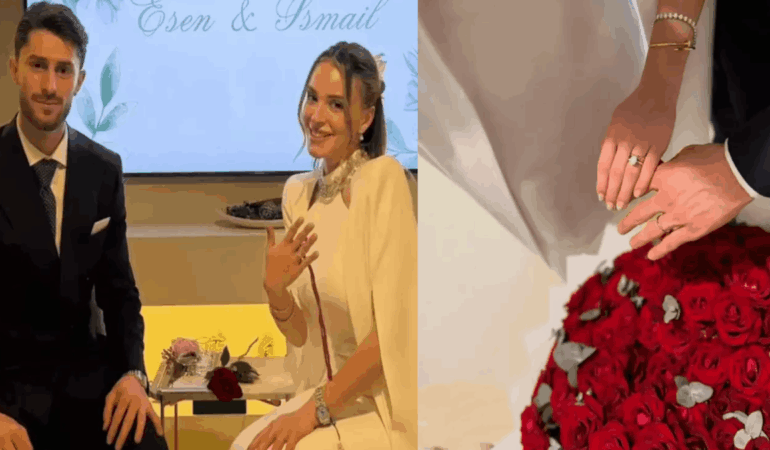 İsmail Yüksek ve Esin Matraş Nişanlandı!