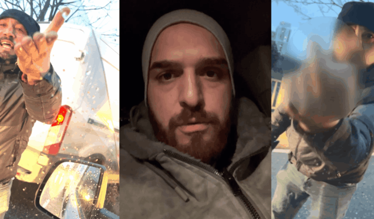 Trafikte Tehdit: “Ağzını burnunu kıracağım!”