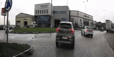 Drift Atan Sürücü Trafiği Tehlikeye Attı!